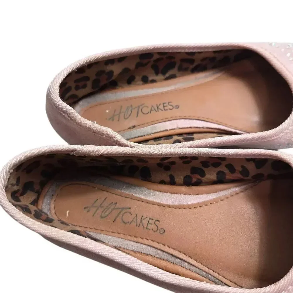 Hot Cakes pink slip-on shoes 11